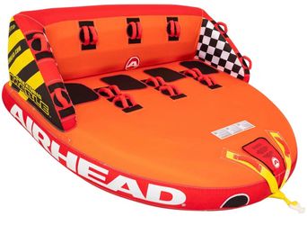 Airhead Mable Towable Tube for Boating, 4 Rider Inflatable Boat Tube for Water Tubing, Heavy Duty