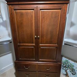 Thomasville Solid Wood Armoire 