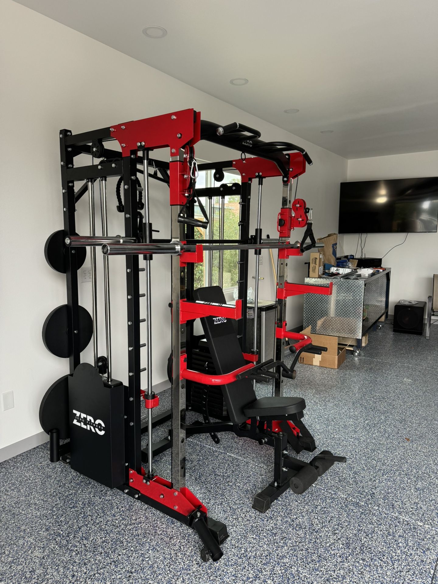 💥❗️NEW‼️FREE ASSEMBLY/DELIVERY 🔥🚚💥SMITH MACHINE✅ Complete Bundle✅