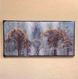 20" x 40" Tree Wall Art for Living Room Large Modern Wall Decor Canvas Paintings for Wall Decorations Bedroom Office Artwork Art Prints.