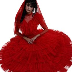Lydia Deetz Wedding Costume 