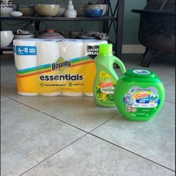 Gain Flings, Gain Fabric Softener, Bounty 