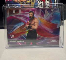 Roman reigns Topps card