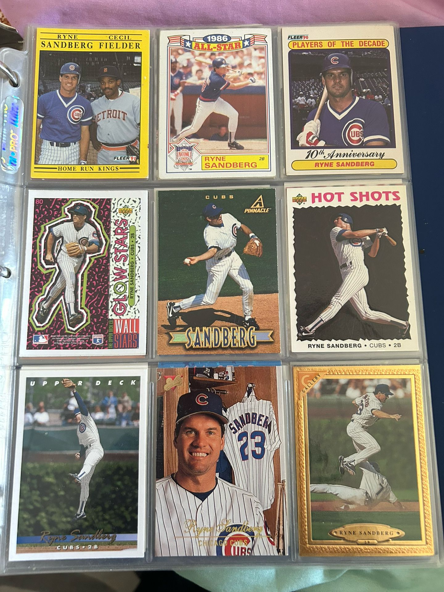 Ryne Sandburg Baseball Cards