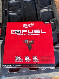 NEW Milwaukee M12 FUEL 2402-20 1/4” Hex 2-Speed Screwdriver (Tool Only)
