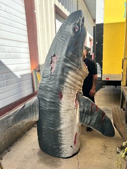 Huge shark animatronics