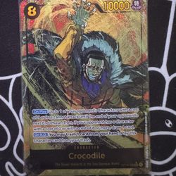 Crocodile - OP14-120 (Alternate Art) - The Azure Sea's Seven (OP14)