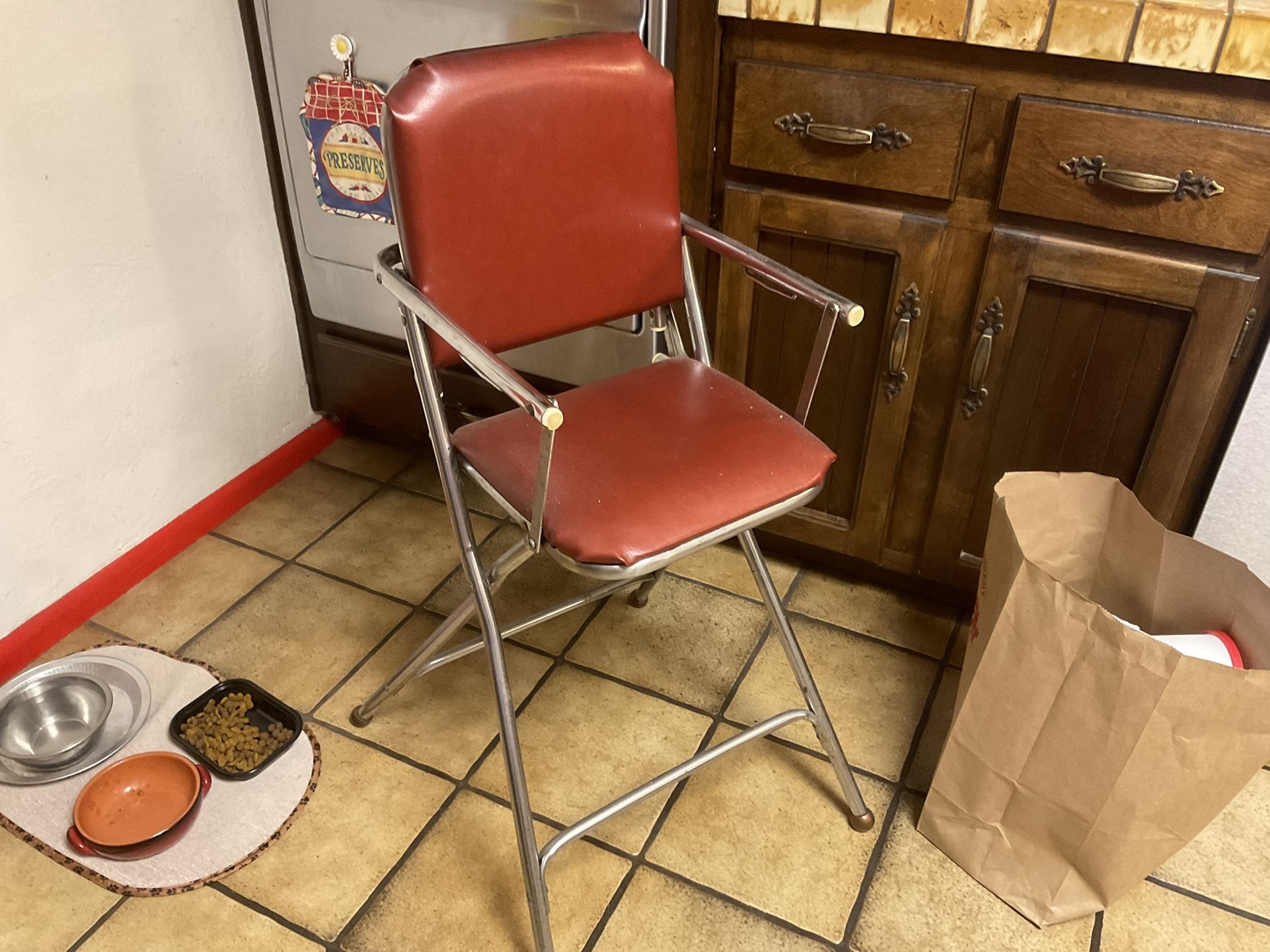 Vintage High Chair Without Tray