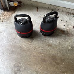 Adjustable kettle Bell Set