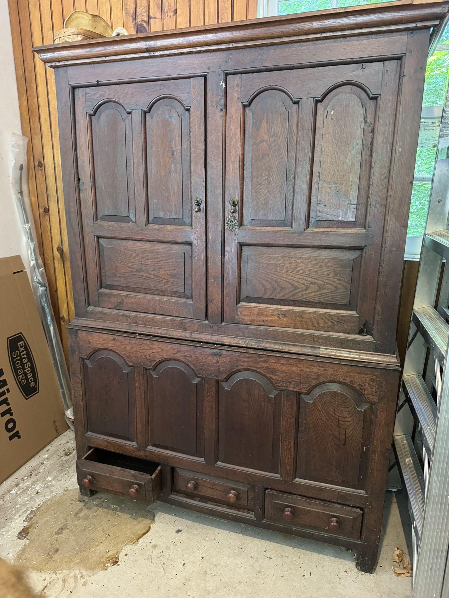 18 Century French Oak Cabinet