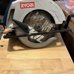  Ryobi 13 Amp 7-1/4 inch Corded Circular Saw (model CSB125