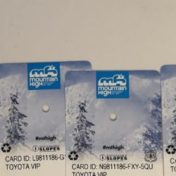 4x mountain High Passes