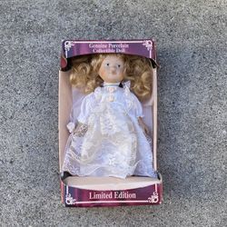 Vintage Genuine Porcelain Collectible Doll Limited Edition 