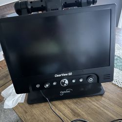 Clearview 60 For Low Vision- Used Only A Few Times