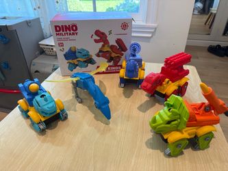 Dino Military Take-Apart Dinosaur Set – 5 Pieces