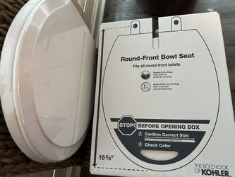 Kohler “Rutledge” Soft-Close Nightlight Toilet Seats (2) New in Box