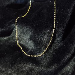 Gold necklace