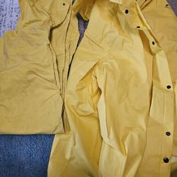Rain jacket and  Bib pantsSize 2XL 