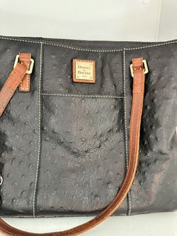 Dooney And Bourke Ostrich Leather Shoulder Bag
