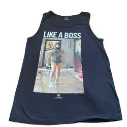 Caesars Like a Boss Graphic Tank Top Size Small