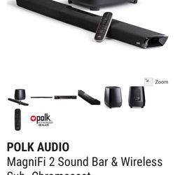 Soundbar And Subwoofer 