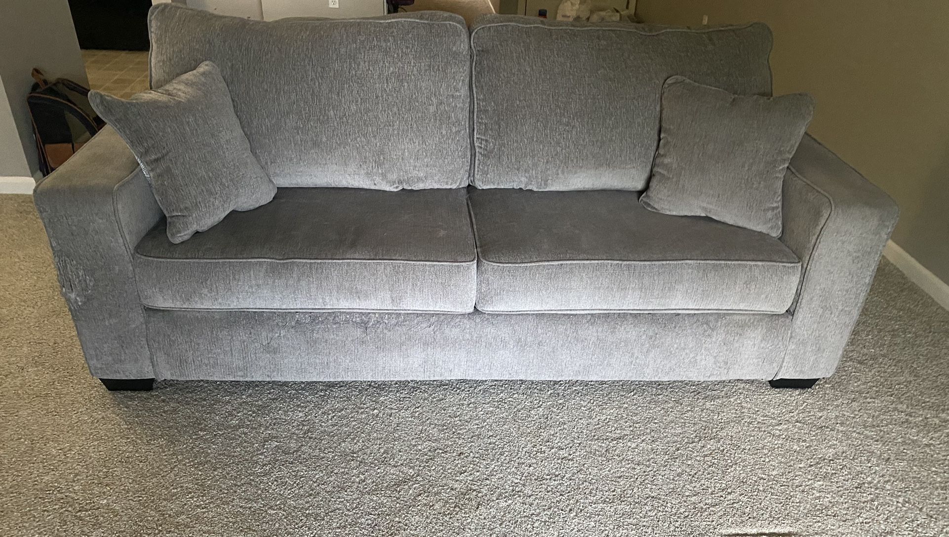 2 Seat Altari Queen Sofa Sleeper In Alloy Grey for Sale in Grand