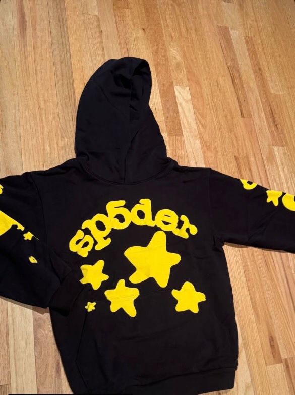 Sp5der Beluga Hoodie Onyx Yellow