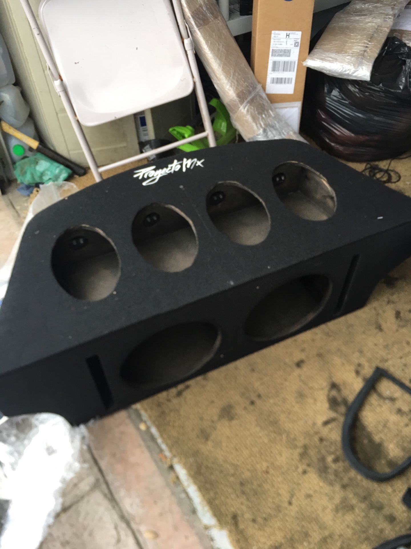 Vw bug custom speaker box