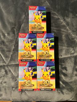 Pokemon 30th Celebration Booster Bundle (5)