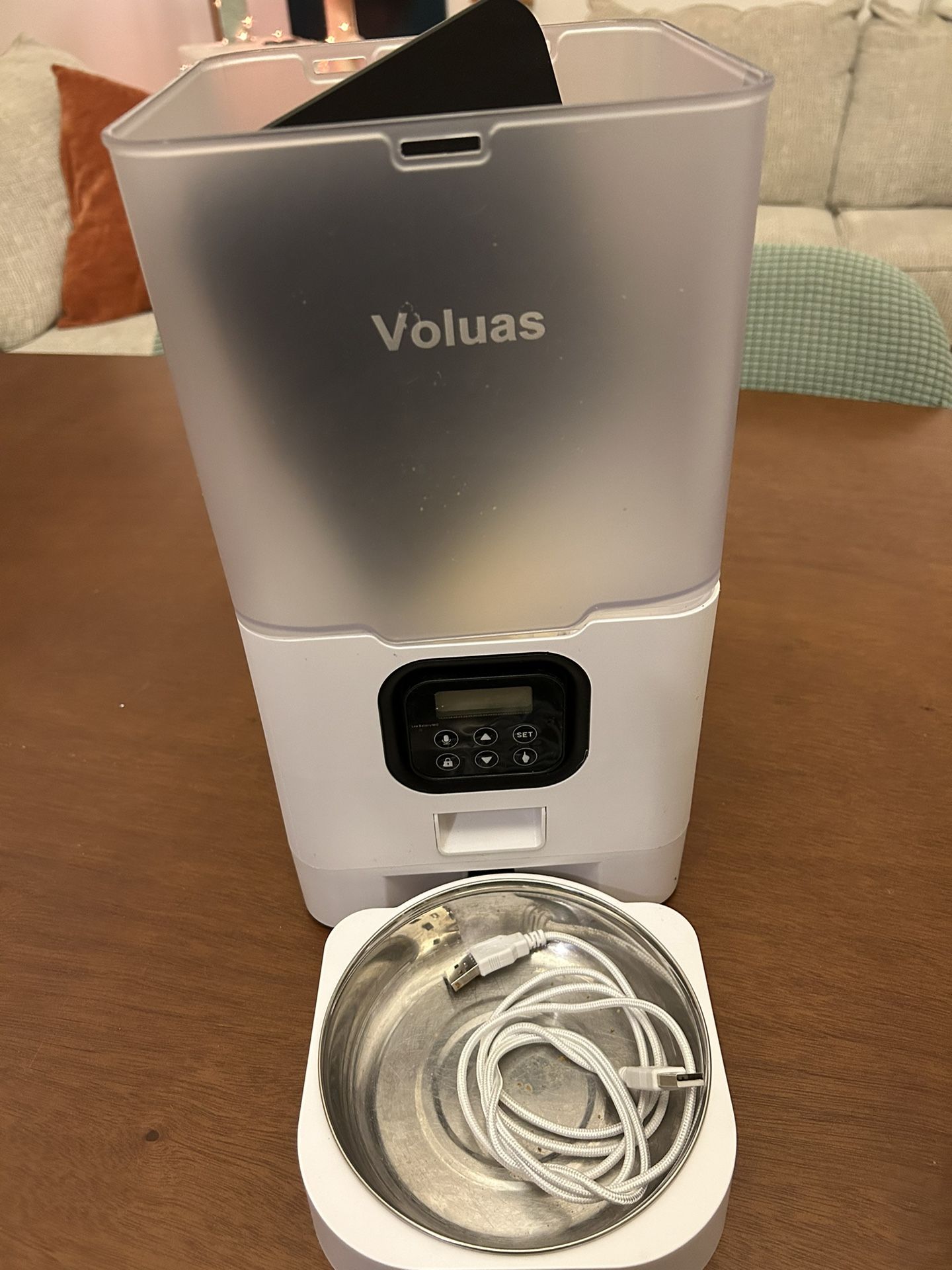 Voluas Automatic Cat Food Dispenser