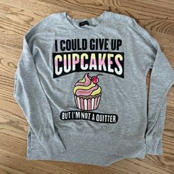 Cupcakes Sweatshirt Size S