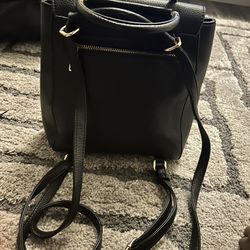 Black Backpack Purse