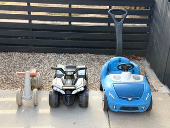 Kids Ride-On Toy Bundle – 3 Pieces