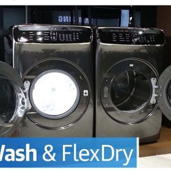 Samsung Flex Washer And GAS Dryer  - Excellent Condition