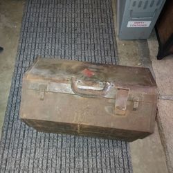 Old military tool box