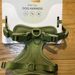 Wild One Dog Harness green Size Small for Cocker Spaniels, Pugs, NEW! 