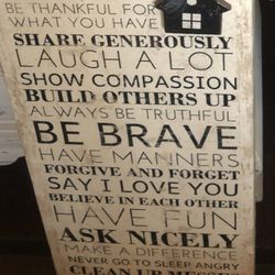Be Brave Sign