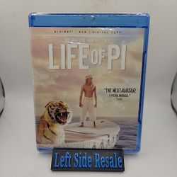 Life of Pi ( Blu-ray , 2013 , 2-Disc Set , Includes Digital Copy ) - Brand New -