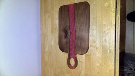 Serving board tray