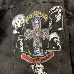 Custom Painted Denim Jacket 