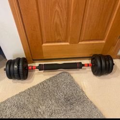 Adjustable Kettlebell and Dumbbell Set - Home Gym Workout