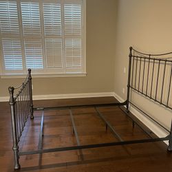 Ethan Allan Metal Queen Bed frame 
