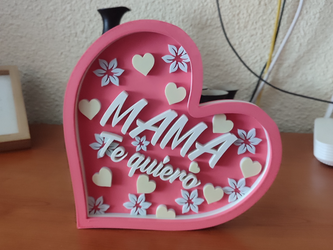 Mother's day Gift Te Quiero heart