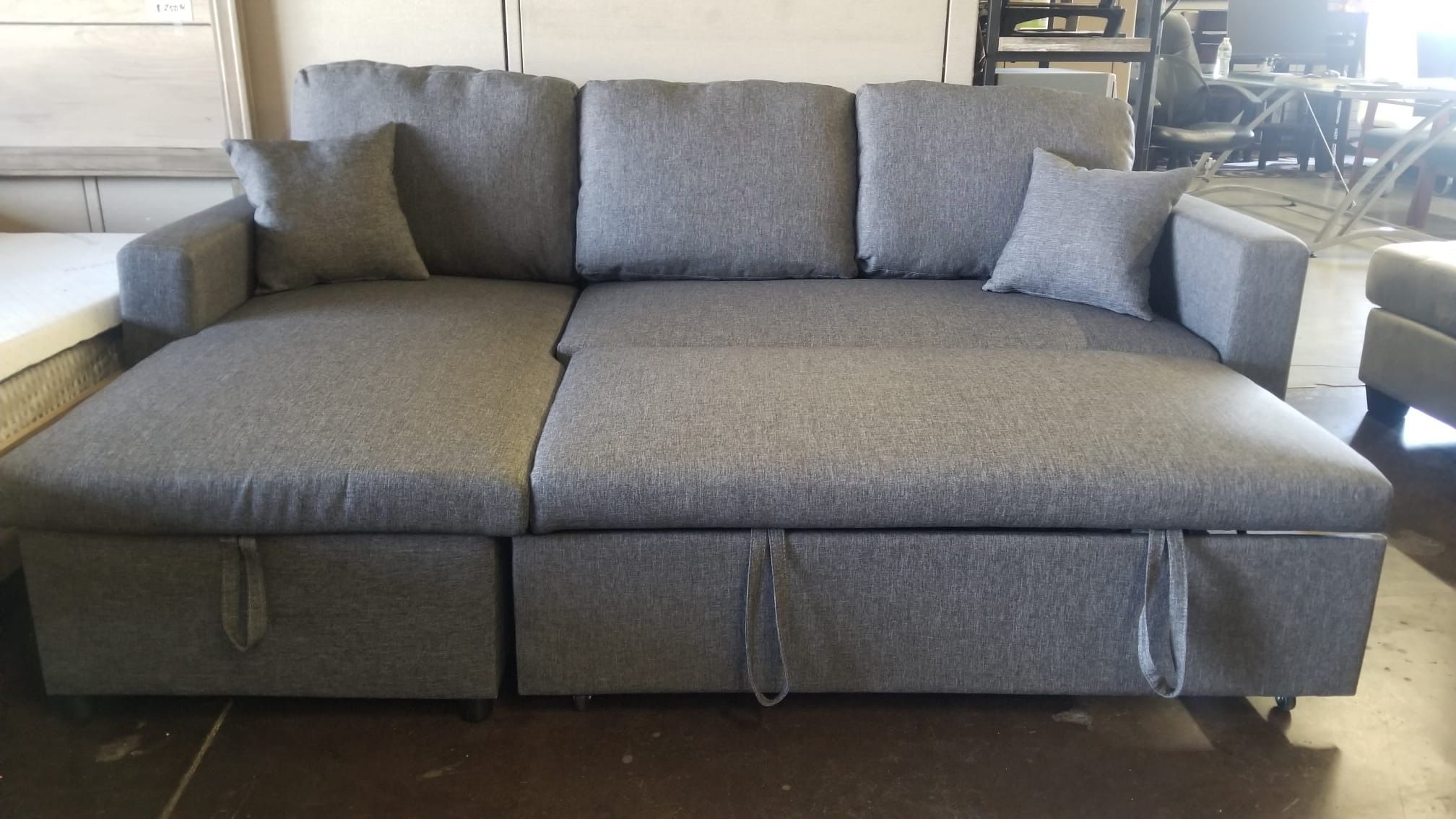 Grey Sofa Sleeper Sectional 