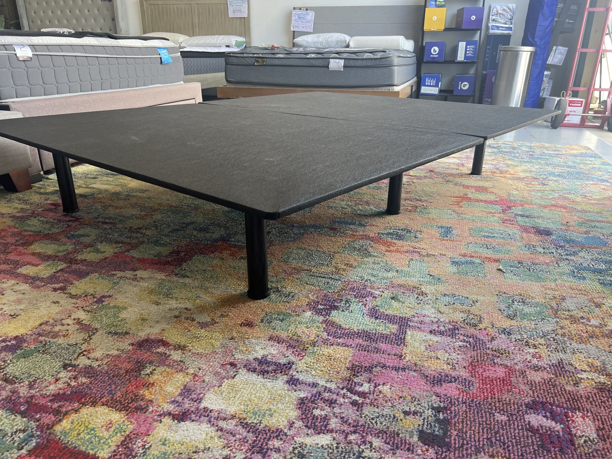 Super Strong Platform Base - Storage Space Heavy Duty Bed Frame Base NEW Floor Sample Queen $148