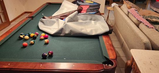 Regulation size pool table