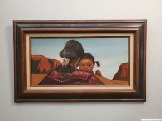 Vintage oil painting