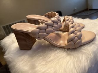 Braided Thick Heel 