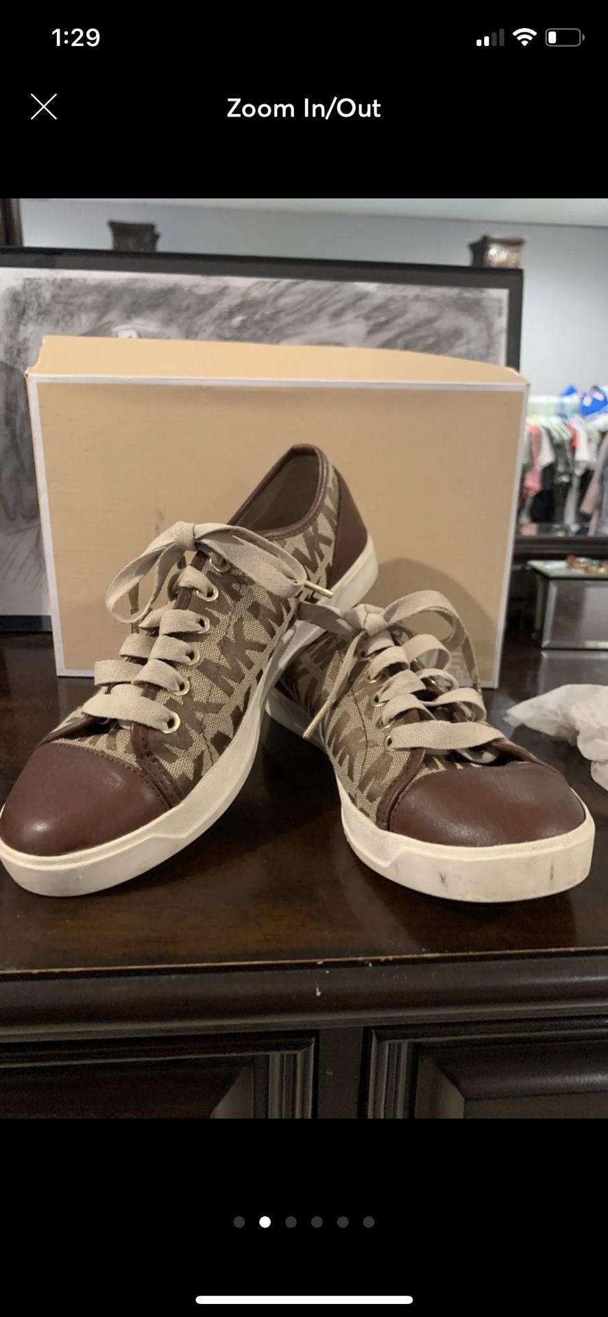 Michael Kors Tennis Shoes Size 9