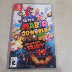 Nintendo Switch Super MARIO 3D World And Bowsers Fury Video Game 
